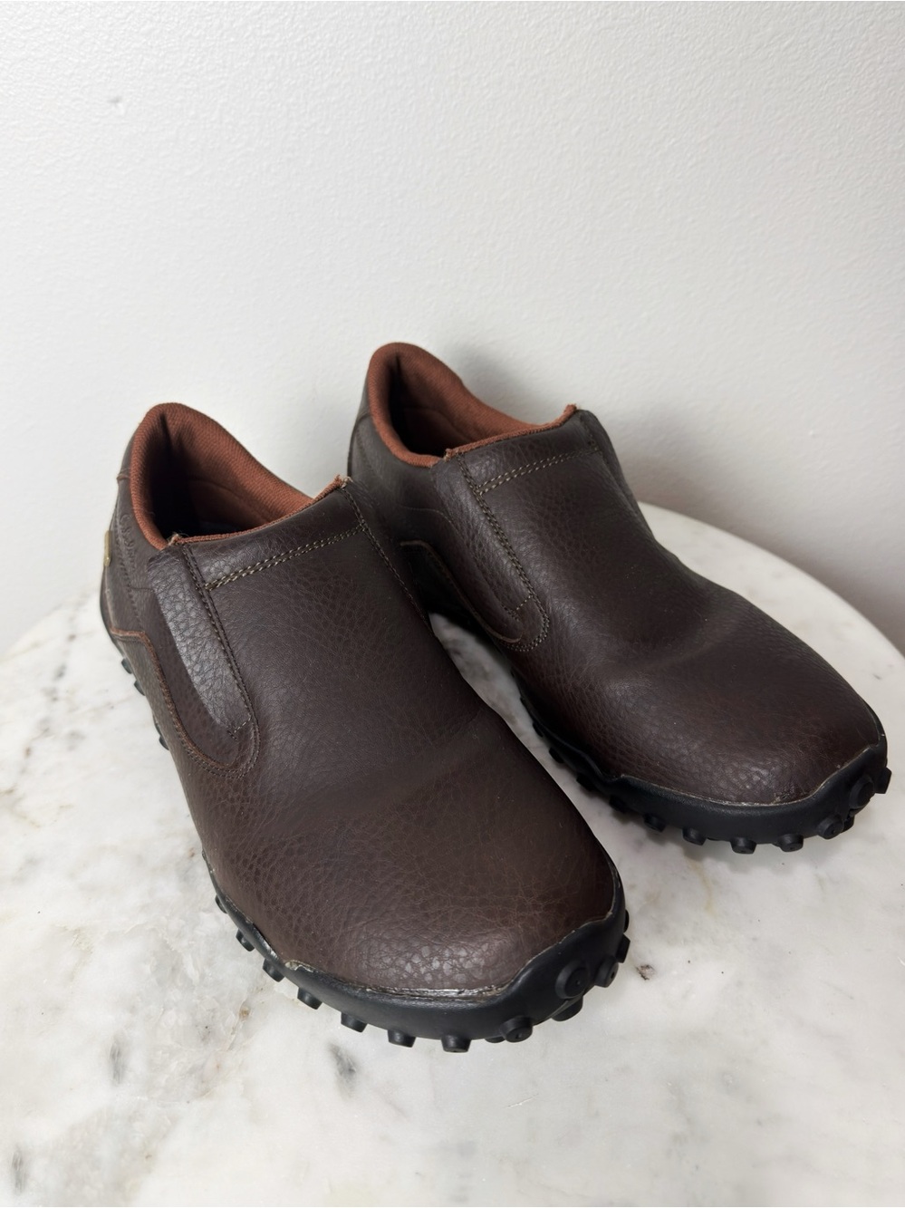 Cabela’s Dry Plus Leather Moc Brown Men’s Size 10.5